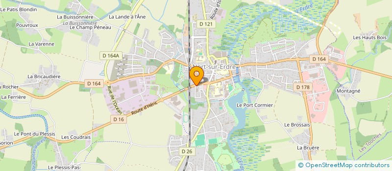 localisation de l'entreprise HOLIDAYS ON THE SUN  NORT-SUR-ERDRE