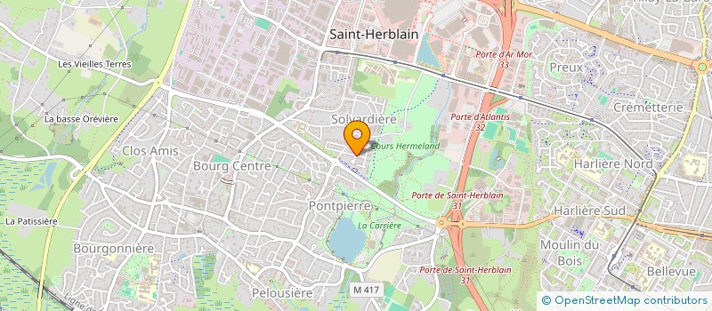 localisation de l'entreprise HOLIDAYS VOYAGES  ST-HERBLAIN