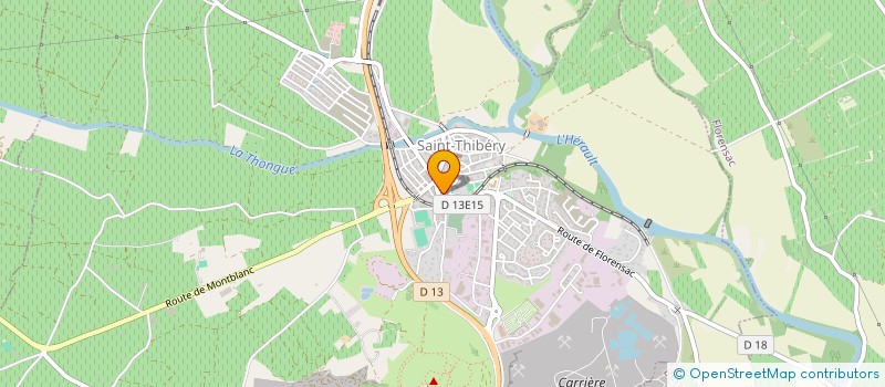 localisation de l'entreprise HOLIDERM à SAINT-THIBERY