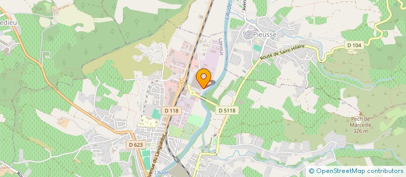 localisation de l'entreprise HOLIDIS  LIMOUX