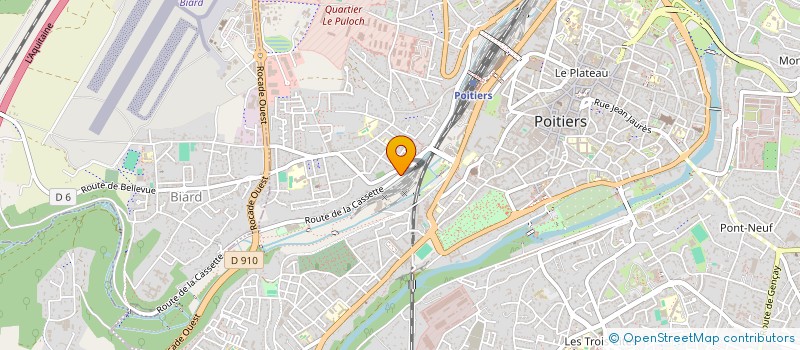 localisation de l'entreprise HOLIDO  POITIERS