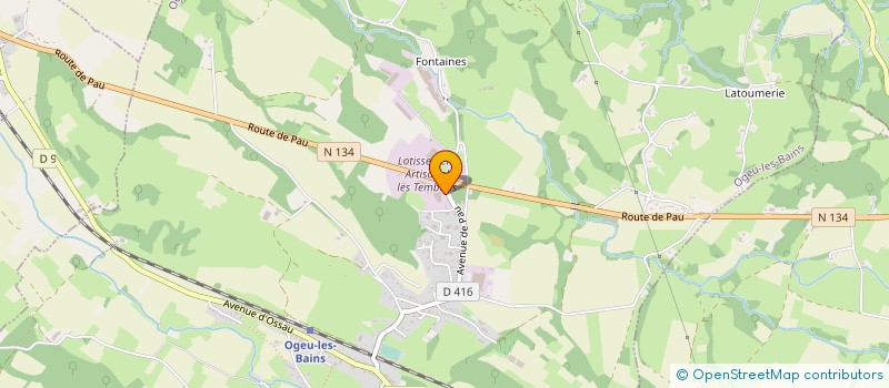 localisation de l'entreprise HOLIGHT  OGEU-LES-BAINS