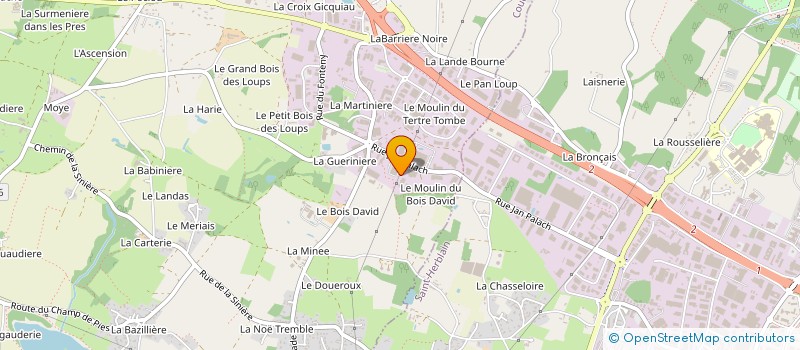 localisation de l'entreprise HOLIMER à COUERON