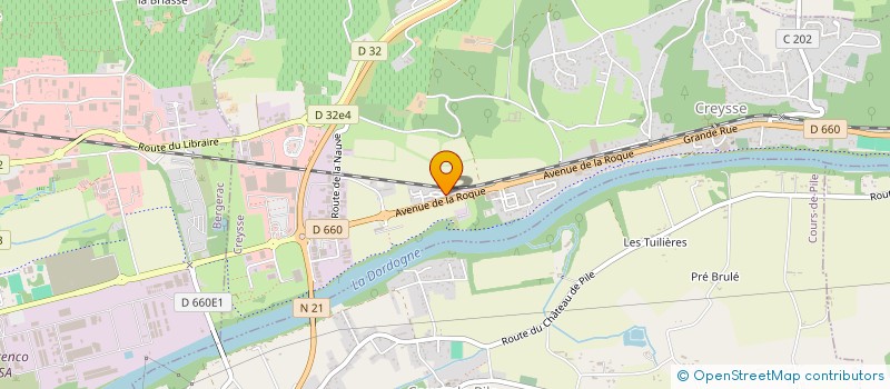 localisation de l'entreprise HOLING ; HOLDING INDEPENDANTE GONZALEZ  CREYSSE