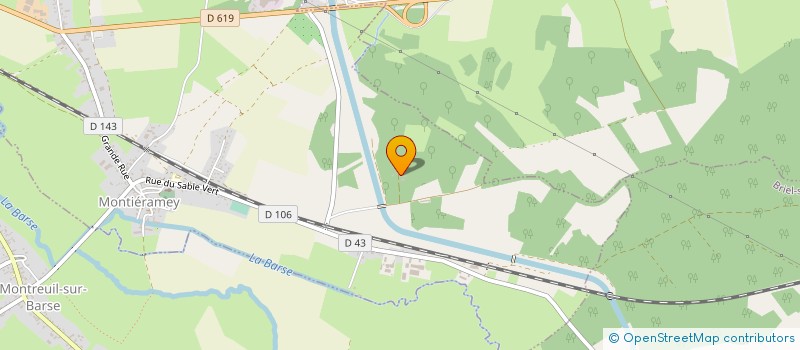localisation de l'entreprise HOLINVEST à MONTIERAMEY