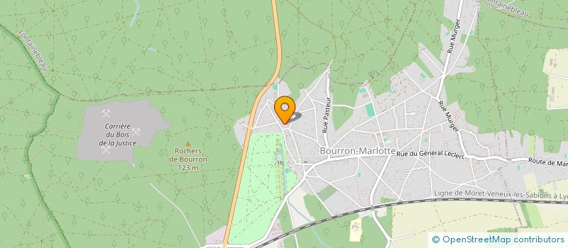 localisation de l'entreprise HOLIPART  BOURRON-MARLOTTE