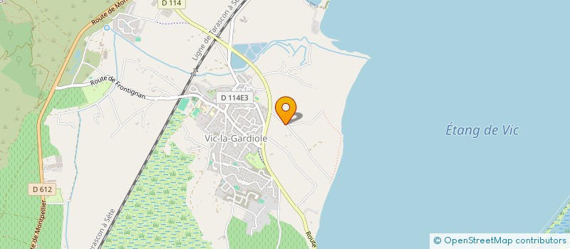 localisation de l'entreprise HOLIRISK  VIC-LA-GARDIOLE