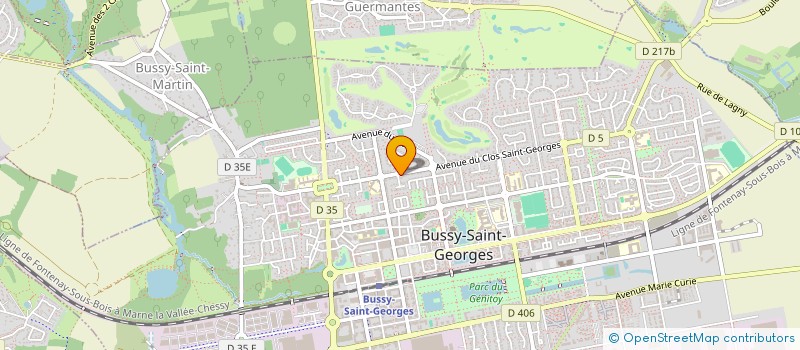 localisation de l'entreprise HOLIS AND CO à BUSSY-SAINT-GEORGES