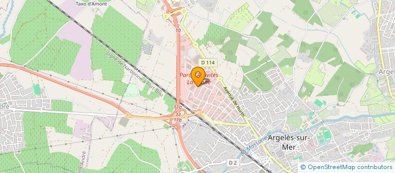 localisation de l'entreprise HOLIS AROMA à ARGELES-SUR-MER