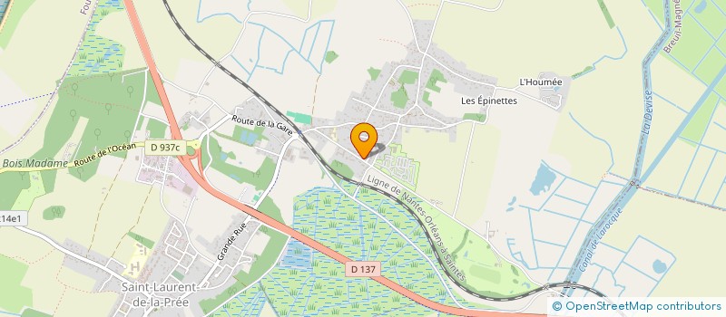 localisation de l'entreprise HOLISCAL  SAINT-LAURENT-DE-LA-PREE