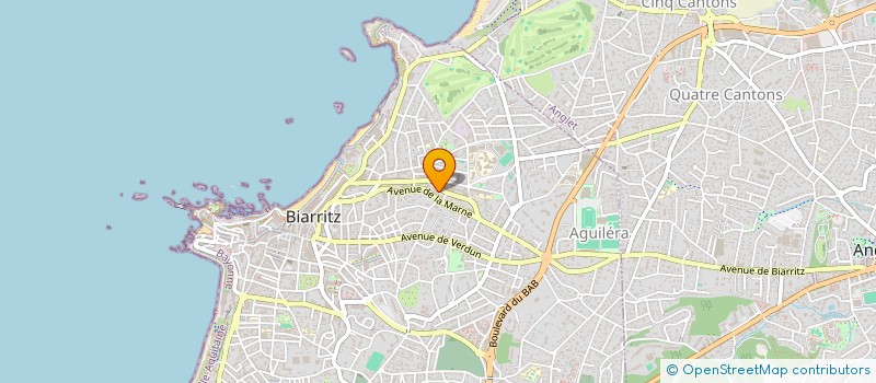 localisation de l'entreprise HOLISFLOW  BIARRITZ