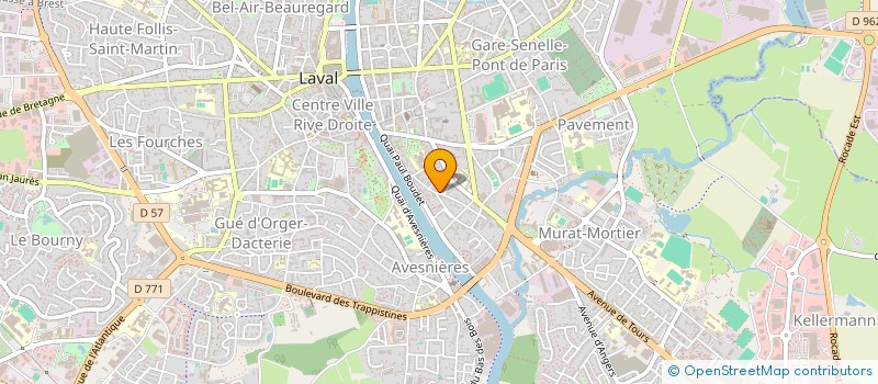 localisation de l'entreprise HOLISM'OSE CONSEIL à LAVAL