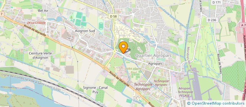 localisation de l'entreprise HOLISME PREVENTION  MORIERES-LES-AVIGNON