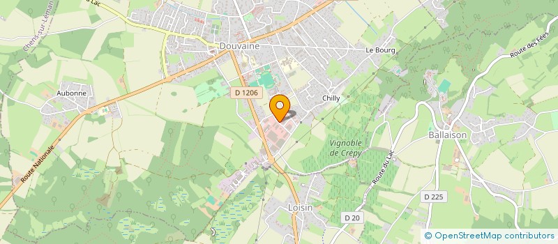 localisation de l'entreprise HOLISTA  DOUVAINE