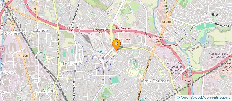 localisation de l'entreprise HOLISTEA à TOULOUSE
