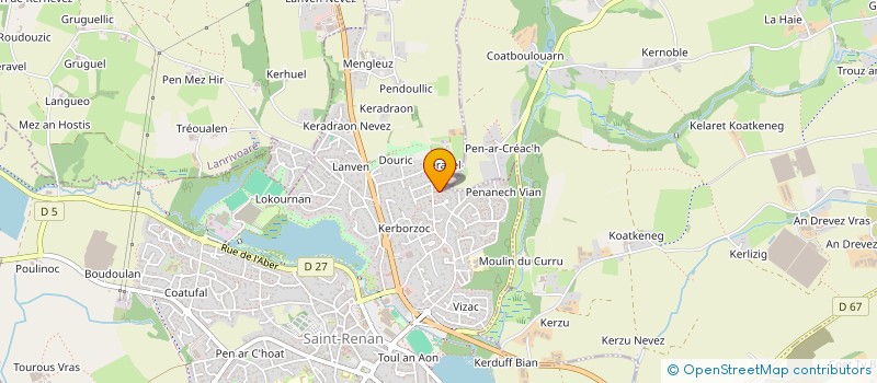 localisation de l'entreprise HOLISTIC CONSEILS  SAINT-RENAN