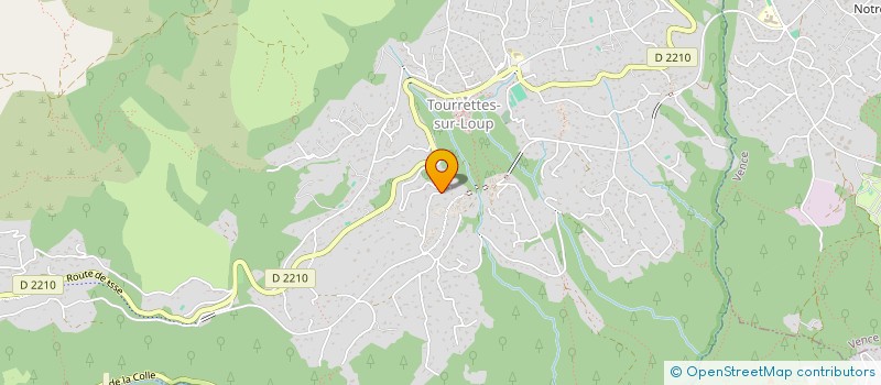 localisation de l'entreprise HOLISTIC EVENT  TOURRETTES-SUR-LOUP