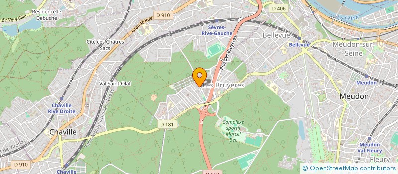 localisation de l'entreprise HOLISTICK ADVISOR à SEVRES