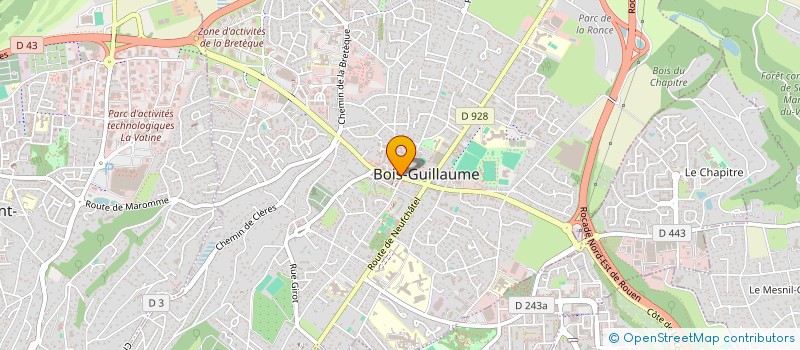 localisation de l'entreprise HOLISTIK PATRIMOINE à BOIS-GUILLAUME