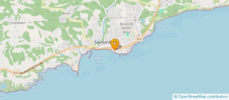 localisation de l'entreprise HOLISTISSIMA à SAINTE-ANNE
