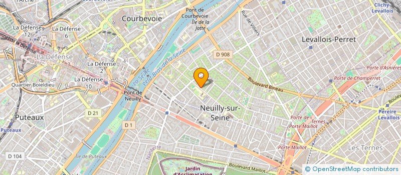 localisation de l'entreprise HOLITE à NEUILLY-SUR-SEINE