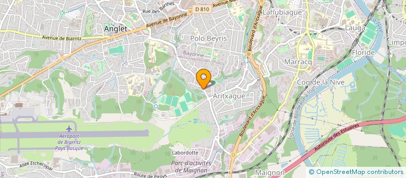 localisation de l'entreprise HOLIZEN  ANGLET