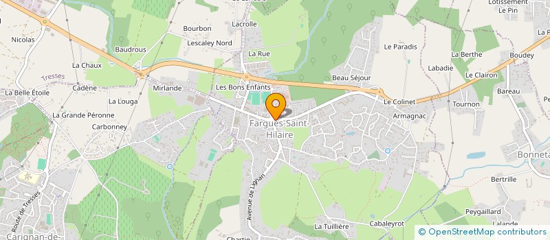 localisation de l'entreprise HOLIZEN  FARGUES-SAINT-HILAIRE