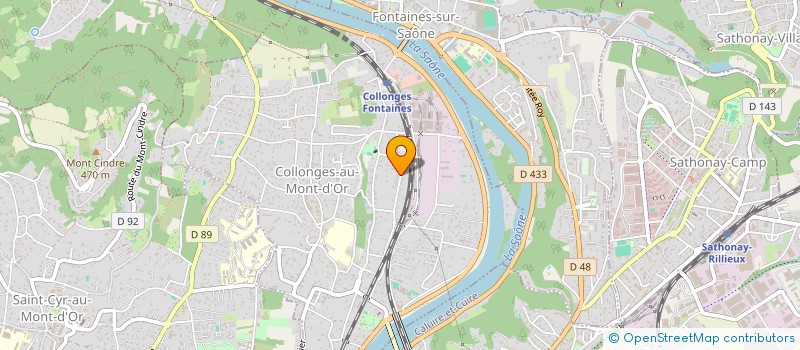 localisation de l'entreprise HOLJF  COLLONGES-AU-MONT-D'OR