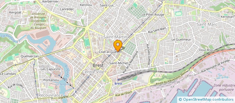 localisation de l'entreprise HOLKER à BREST