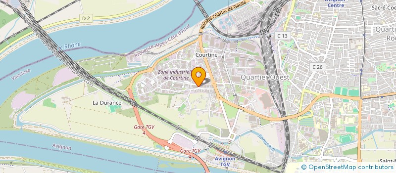 localisation de l'entreprise HOLL INVEST  AVIGNON