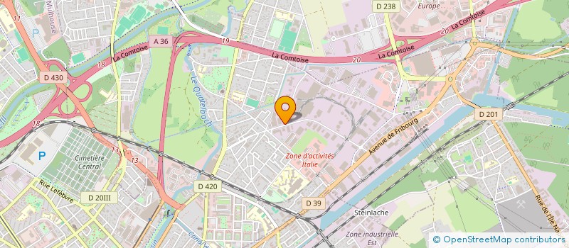 localisation de l'entreprise HOLLANDE PATRIMOINE  ILLZACH