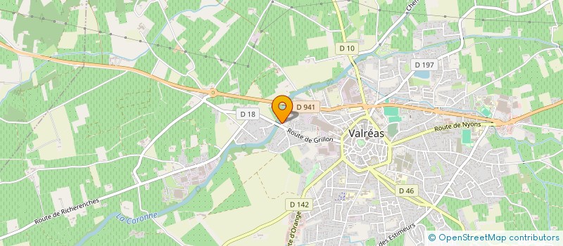 localisation de l'entreprise HOLLEA à VALREAS