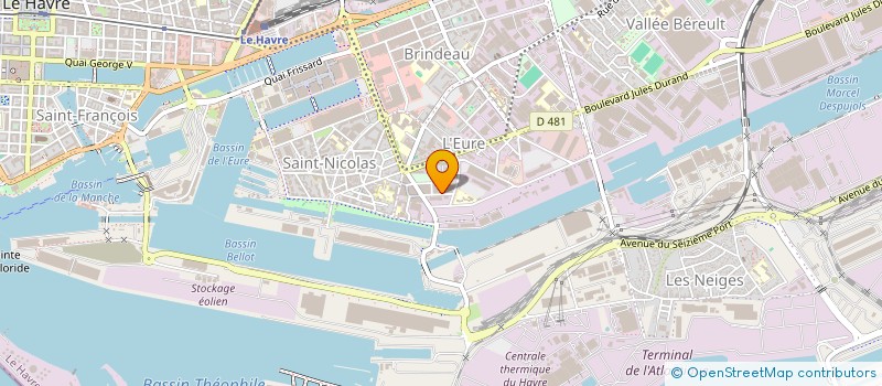 localisation de l'entreprise HOLLEY / GENIUT  LE HAVRE