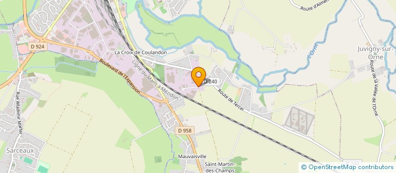 localisation de l'entreprise HOLLIER INVESTISSEMENTS à ARGENTAN