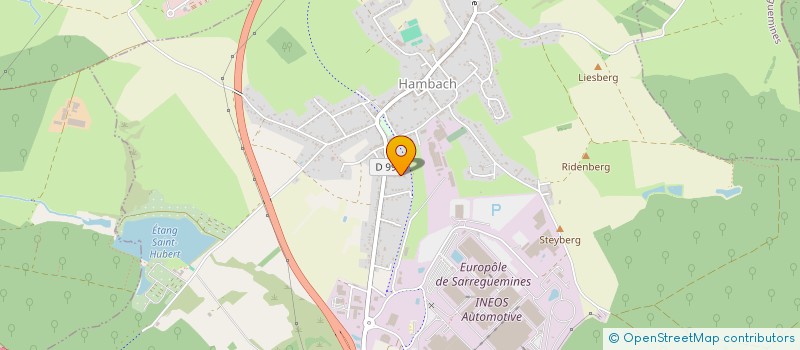 localisation de l'entreprise HOLLMANN SA à HAMBACH