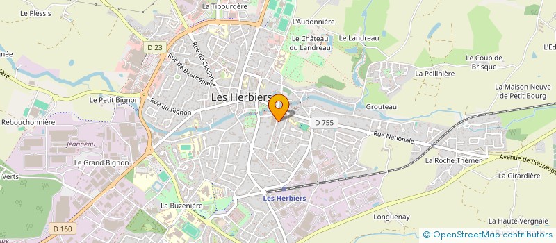 localisation de l'entreprise HOLLY  LES HERBIERS