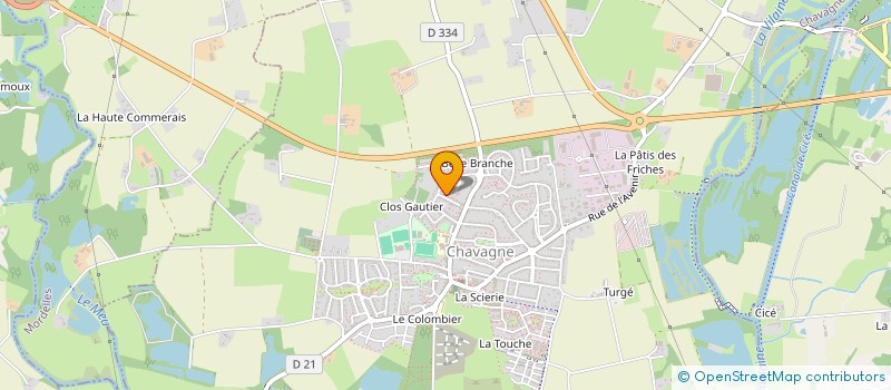 localisation de l'entreprise HOLLYWOOD CAR SHOW  CHAVAGNE