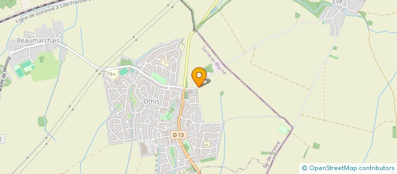 localisation de l'entreprise HOLLYWOOD GARAGE  OTHIS