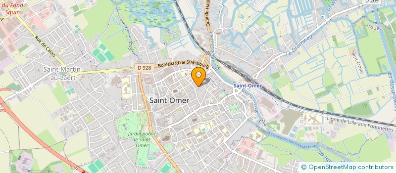 localisation de l'entreprise HOLLYWOOD NIGHT  SAINT-OMER