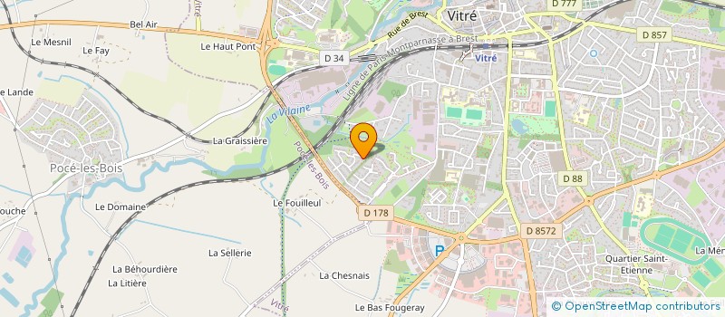 localisation de l'entreprise HOLM  VITRE