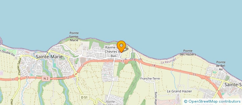 localisation de l'entreprise HOLMA PROMOTION à SAINTE-MARIE