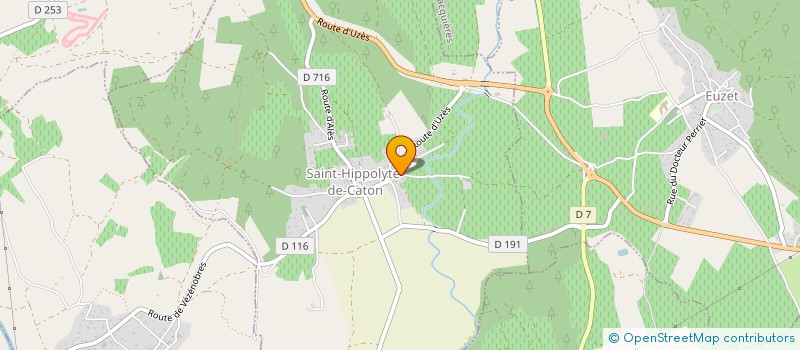 localisation de l'entreprise HOLMES, RICHARD & TREMAIN, ROSE  SAINT-HIPPOLYTE-DE-CATON