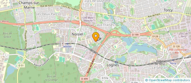 localisation de l'entreprise HOLMIUM  NOISIEL