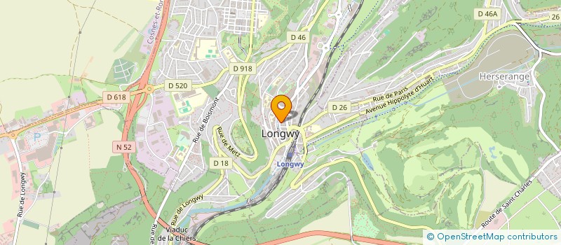 localisation de l'entreprise HOLMIUM IMMO à LONGWY