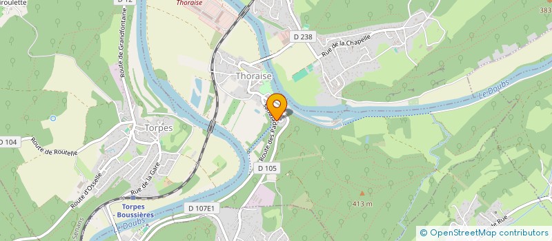 localisation de l'entreprise HOLNATH  THORAISE