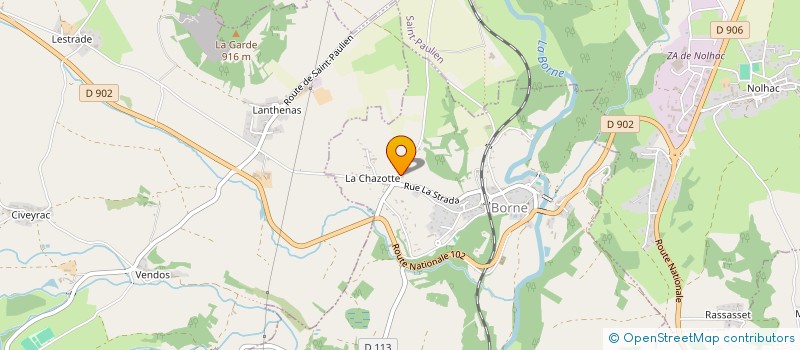 localisation de l'entreprise HOLO-INVEST  BORNE