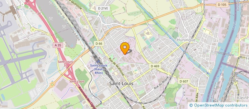 localisation de l'entreprise HOLO3  SAINT-LOUIS