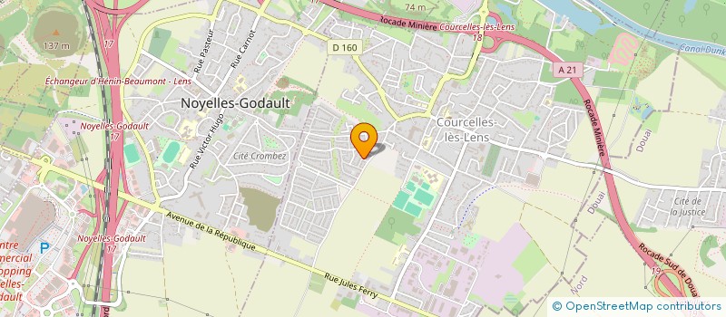 localisation de l'entreprise HOLOGAN  COURCELLES-LES-LENS