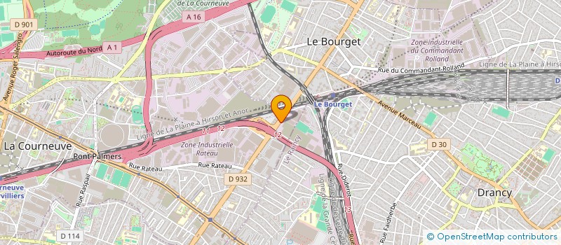 localisation de l'entreprise HOLOGRAMME à LA COURNEUVE