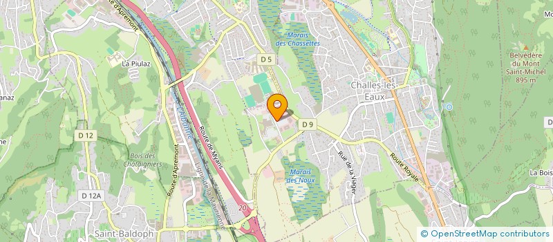 localisation de l'entreprise HOLOPRO à CHAMBERY